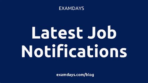 Latest Job Notifications All India Job Notification