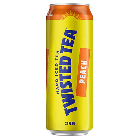 Twisted Tea Hard Iced Tea Peach 24 Fl Oz Hard Ciders My Country