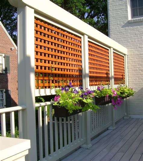 Deck Railing Privacy Screen Ideas