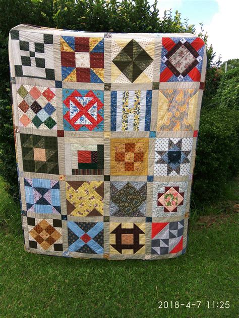 Civil War Sampler Quilt Quilting