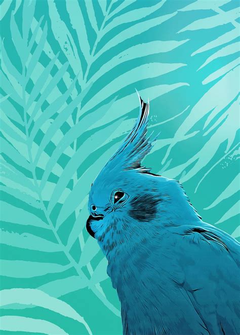 Lovely Parrot Poster By Fátima Seehagen Nature Illustrations Displate