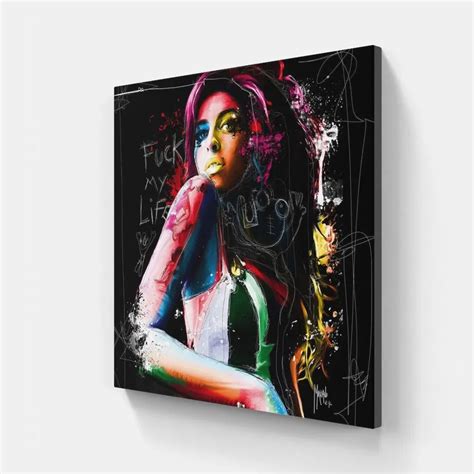 Touteladeco Toile Musique Amy Winehouse Tableau