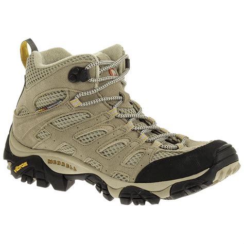 Womens Merrell® Moab Ventilator Mid Hiking Boots Taupe 591246