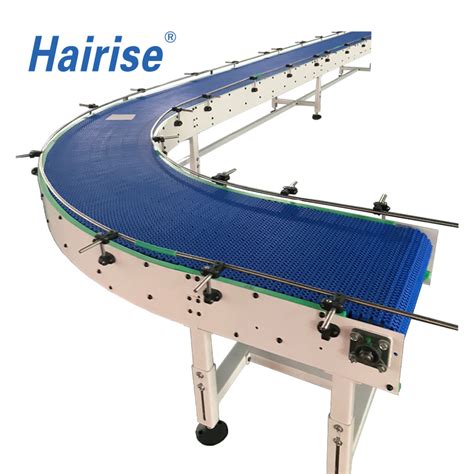 Hairise Easy Detachable Food Grade Modular Belt Conveyor System Wtih