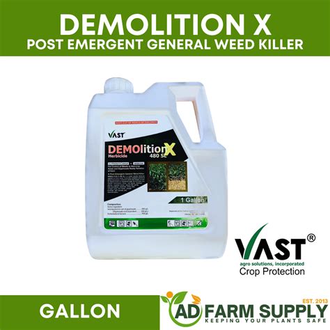 Vast Demolition X Glyphosate Sl Post Emergent Herbicide Gallon