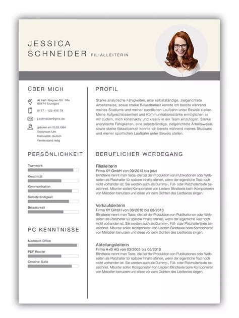 Kreative Bewerbung Muster