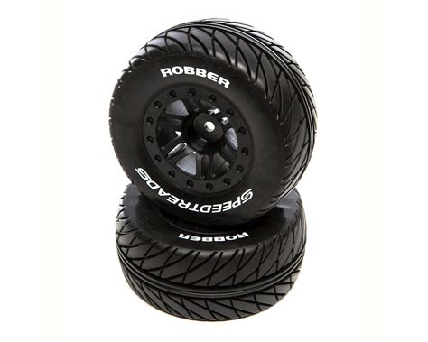 Duratrax Speedtreads Robber Short Course Rear Tires W Mm Hex Black