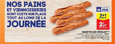 Promo Baguettes Aux C R Ales Chez Aldi Icatalogue Fr