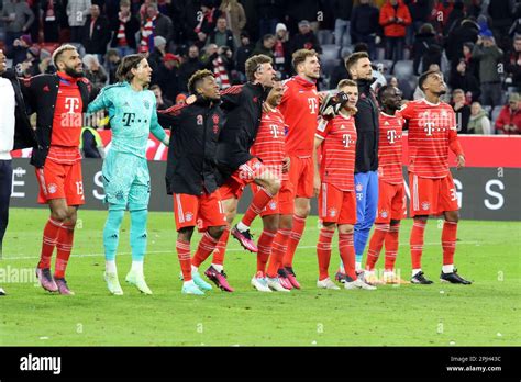 MUNICH Alemania 01 2023 DE ABRIL Los Jugadores Del FcBayern