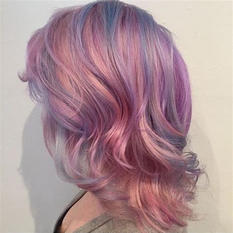 Pastel Pink Hair With Blue Highlights I Would Totally Do This Hair