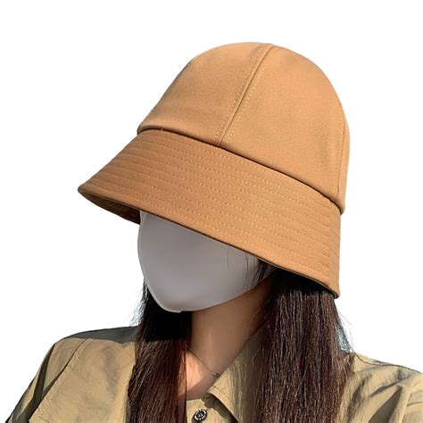 Women S Packable Reversible Solid Color Bucket Hat Uv Sun Protection