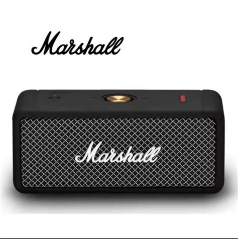 Marshall Emberton Portable Bluetooth Speaker Hours Playtime Ipx