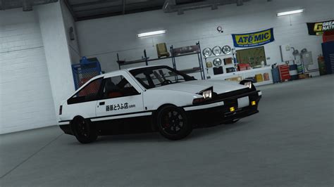 Karin Futo GTX Initial D Livery GTA5 Mods