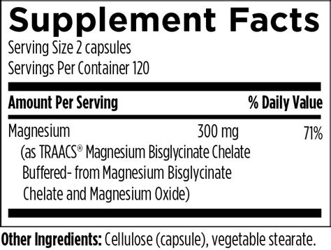 Magnesium Buffered Chelate 120 Capsules By Designs For Healt