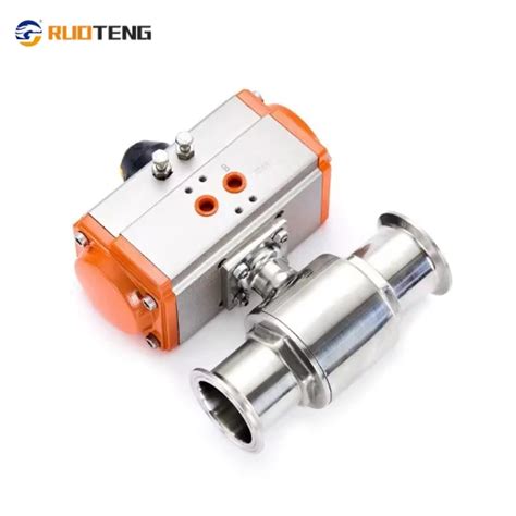 Ruoteng Sanitary Stainless Steel L Manual Welding Two Piece