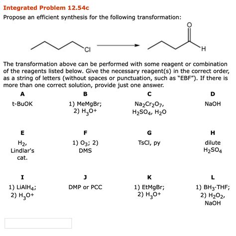 Solved Integrated Problem 12 54c Propose An Efficient Chegg