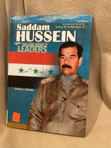 Major World Leaders Saddam Hussein Charles J Shields 2002 Hardcover