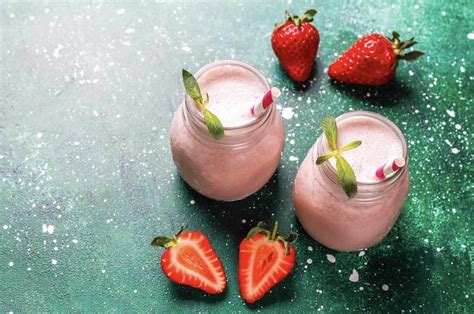 Batido De Fresa Natural Y Saludable Que Le Gusta A Todo El Mundo