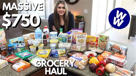 MASSIVE WW GROCERY HAUL FOR WEIGHT LOSS COSTCO SPROUTS KROGER