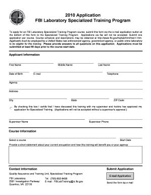 Fbi Form Pdf Complete With Ease Airslate Signnow