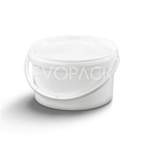 Seau En Plastique 80004 EVOPACK Rond Avec Couvercle