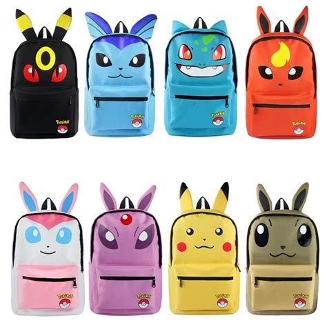 Mochila Para Port Til De Pok Mon Bolsa Para Port Til Pikachu Eevee