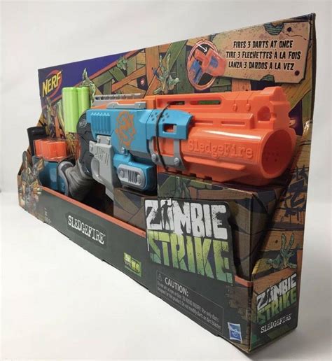 Nerf Zombie Strike Sledgefire Blaster New In Box Discontinued By Nerf 1982282770