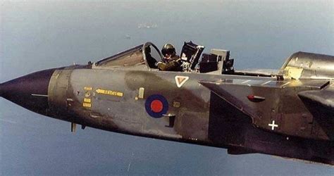 Pilot Keith Hartley Flying Panavia Tornado With The Canopy Off At 500 Knots