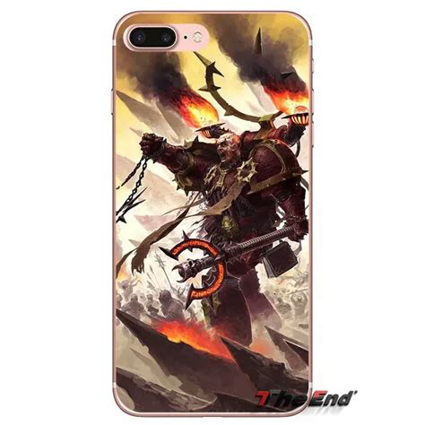 Warhammer 40K Games Workshop TPU Soft Case For IPhone X 4 4S 5 5S 5C SE