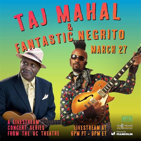 Taj Mahal’s Live Stream Concert Mar 27, 2021 | Bandsintown