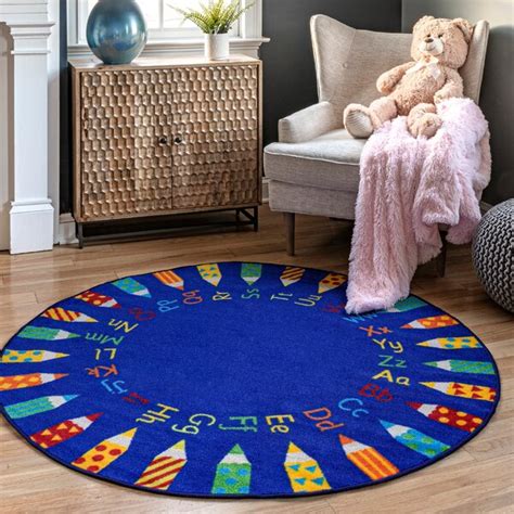 Zoomie Kids Deandre Baby Blue Shag Area Rug & Reviews | Wayfair