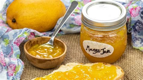 3 Ingredients Mango Jam Recipe By Breakout Kitchenhomemade Mango Jam Youtube