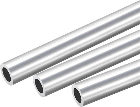 Sourcing Map Aluminum Round Tube Mm Od Mm Inner Dia Mm