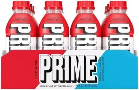 12 Pack Of PRIME Hydration Drink Ice Pop Flavor FREE SHIPPING EBay