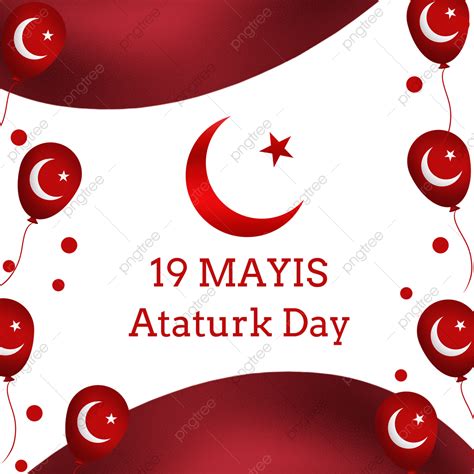 รูปตุรกีสีแดง Ataturk วันอนุสรณ์บอลลูนสูงสุด Png บอลลูน สะอาด ไก่งวงภาพ Png และ Psd สำหรับ