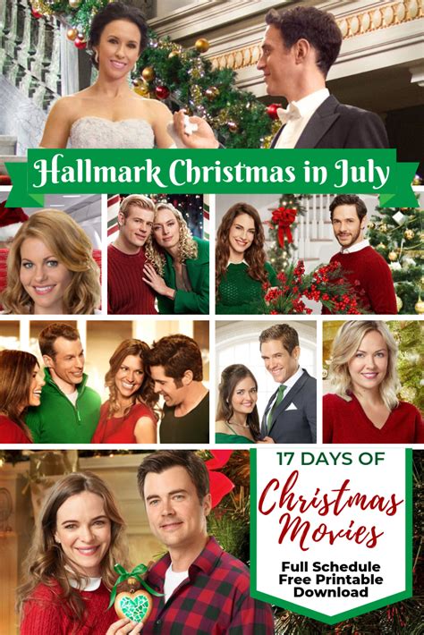 Hallmark Channel Christmas In July 2025 Schedule Dacia Dorotea