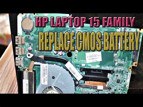 Where Is The Cmos Battery Or Rtc Battery On Hp Notebook Hp 54 Off