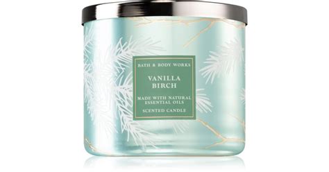 Bath Body Works Vanilla Birch Vela Perfumada Notino Pt