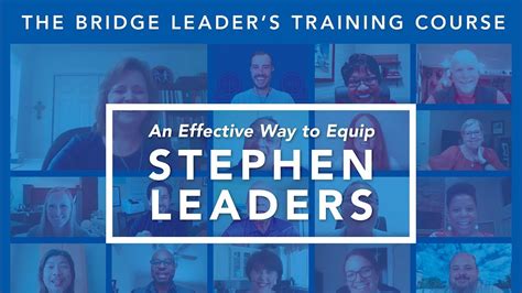 An Introduction To The Bridge Leader S Training Course Youtube