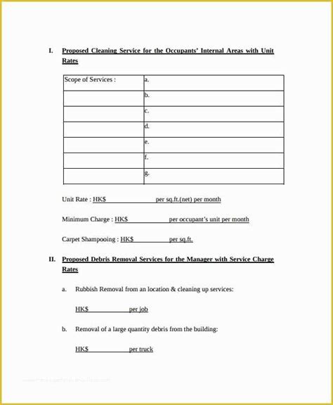 Cleaning Service Proposal Template Free Of 14 Cleaning Proposal