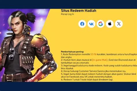 Masih Fresh Dan Update Terbaru Cek Segera Kode Redeem Ff Free Fire