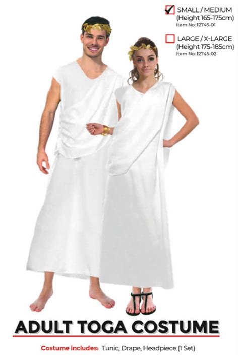 Adult Toga Costume