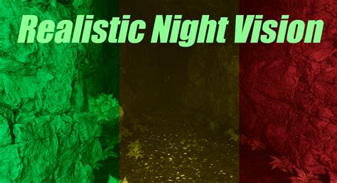 Realistic Night Vision In Code Plugins Ue Marketplace