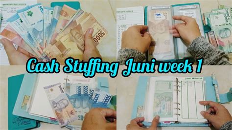 Budgeting Juni Cash Stuffing Juni Week Alhamdulillah Bisa