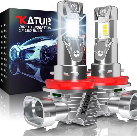 Katur H11 Led Headlight Bulbs Katur Led Bulb Mini Size Plug And Play Katur Car Things