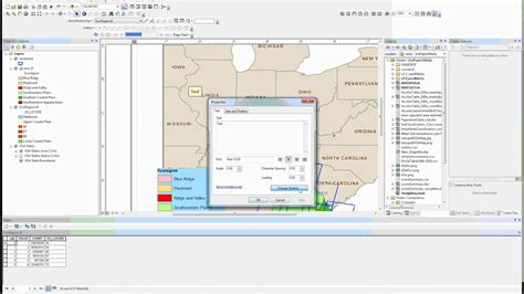 Arcmap Modify The Background Colors And Size Of The Inserted Text