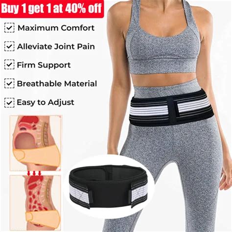 SACROILIAC SI JOINT Pain Pelvic Lower Back Support Lumbar Hip Belt