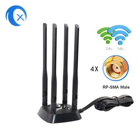 Dual Band Dbi Omnidirectional High Gain Magnetic Base Antenna Wifi