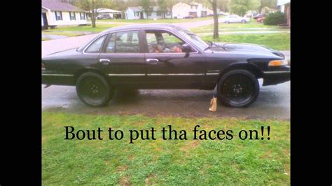 Crown Vic On 24s Then And Now Youtube