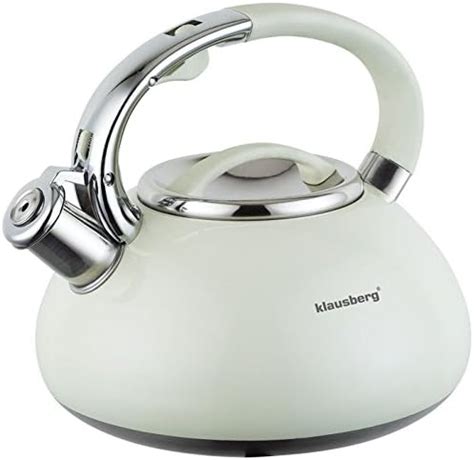 Klausberg Stainless Steel Induction Whistling Kettle Litre Kb